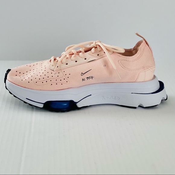 NWT Nike Women’s Air Zoom Type Sneaker, Orange Pearl Deep Royal Blue, Size 11 - Picture 7 of 16